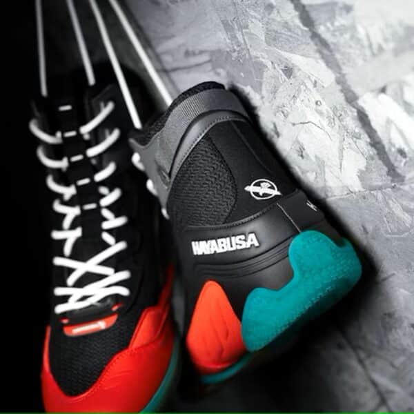 Hayabusa Talon Boxing Shoes Negro-Rojo - Imagen 2