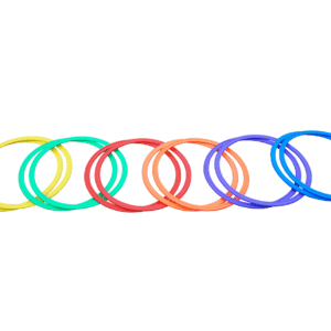Aros planos. Set 12 uds (2 uds por color) 40/50/60 CM
