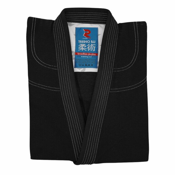 GI BJJ NEGRO "TREINO" 340GR FIGHT ART (ENTRENAMIENTO) - Imagen 8