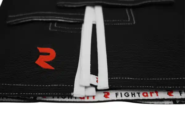 GI BJJ NEGRO "TREINO" 340GR FIGHT ART (ENTRENAMIENTO) - Imagen 14
