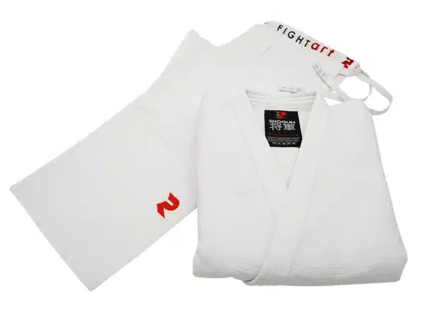 PACK JUDOGI SHOGUN IJF 730GR BLANCO + AZUL + CINTURÓN IJF FIGHTART - Imagen 13