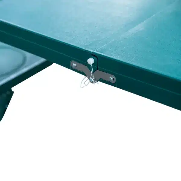 Mesa Maleta de Camping Plegable Portátil 4 Asientos y Agujero Sombrilla Estructura Aluminio Playa Picnic 135.5x84.5x66cm (Verde) - Imagen 2