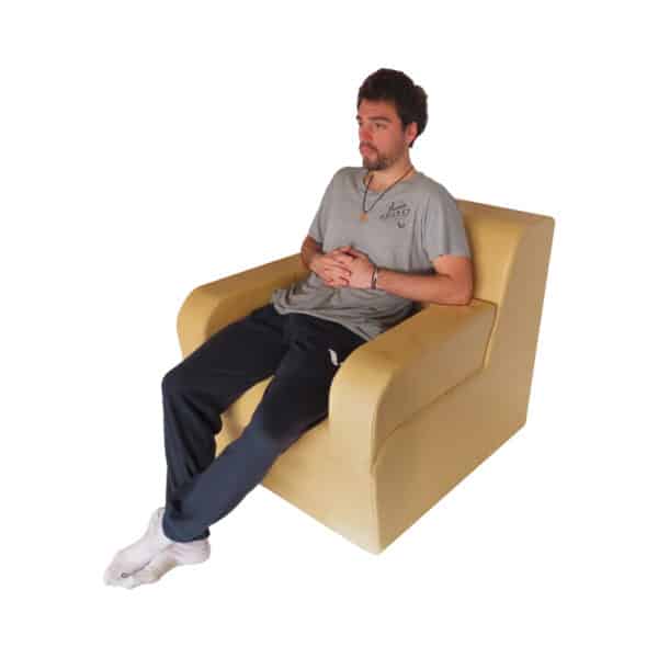 SILLON CON BRAZOS TRIPLE 195 x 90 x 80 cm - Imagen 4
