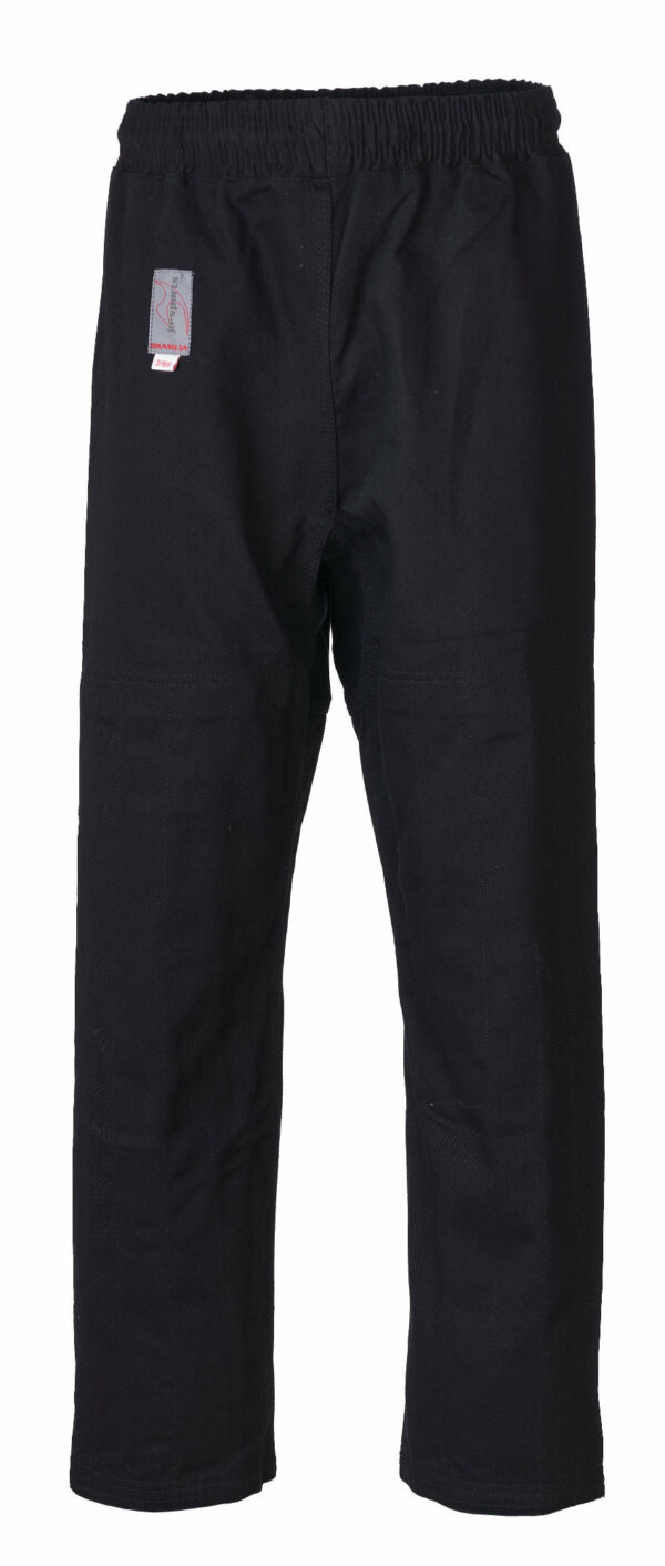 PANTALÓN NEGRO JUDO "BRASILIA" CINTURA ELÁSTICA JUSPORTS - Imagen 2