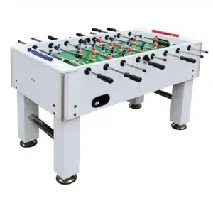 Futbolín Semi Profesional Salón Blanco con Jugadores Clásicos (Piernas Juntas)