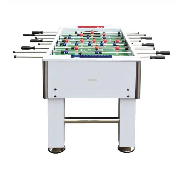 Futbolín Semi Profesional Salón Blanco con Jugadores Clásicos (Piernas Juntas) - Imagen 2