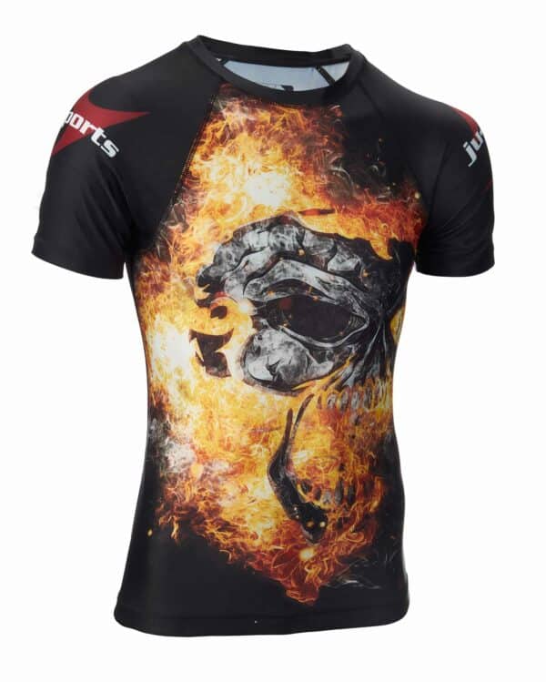 SET RASHGUARD + LEGGINGS "DARK LINE" JUSPORTS - Imagen 8
