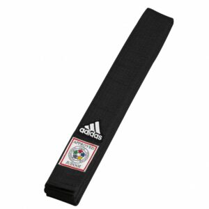 CINTURÓN ADIDAS ELITE "IJF" 45 MM (LOGO BLANCO) ADIB242J JUDO