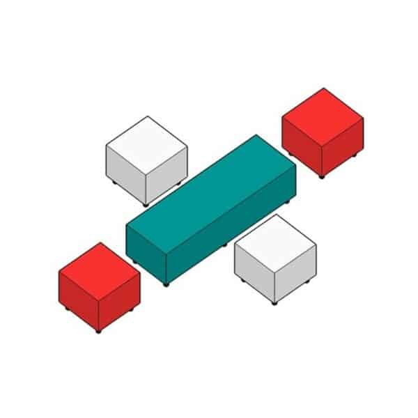 MODULO CUBO 37 (SIN PATAS) 48 x 48 x 37 cm - Imagen 4