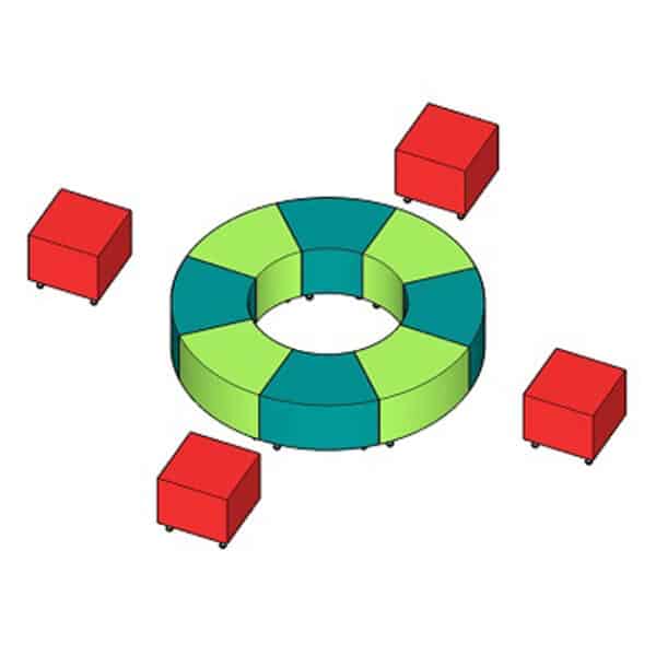 MODULO CUBO 37 (SIN PATAS) 48 x 48 x 37 cm - Imagen 8