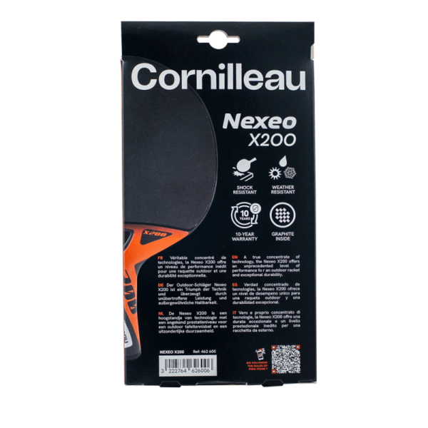 CORNILLEAU Raqueta Nexeo X200 Graphite EXTERIOR - Imagen 7