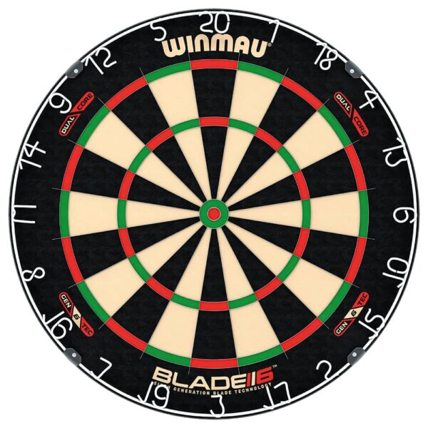Diana Winmau Blade 6 Dual Core Dartboard 3031.punta de acero