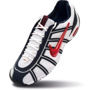 Fencing Shoes Nike Air Zoom Fencer WHITE-NAVY-RED ESGRIMA