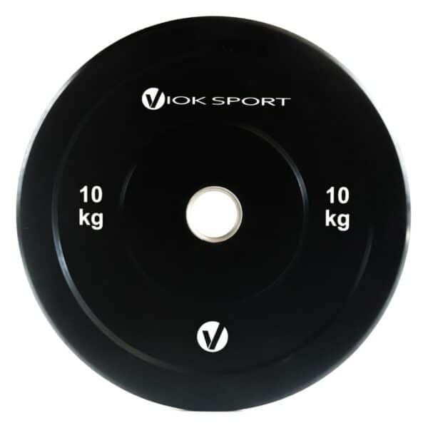 #Disco olímpico bumper negro de halterofilia  5 a 25 kg - Imagen 4