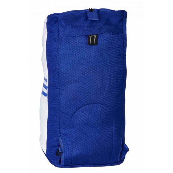 BOLSA ADIDAS "CONV.2 EN 1" GRANO DE ARROZ BLANCO/AZUL - Imagen 3