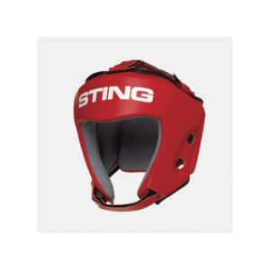 CASCO STING HOMOLOGADO IBA ROJO BOXEO