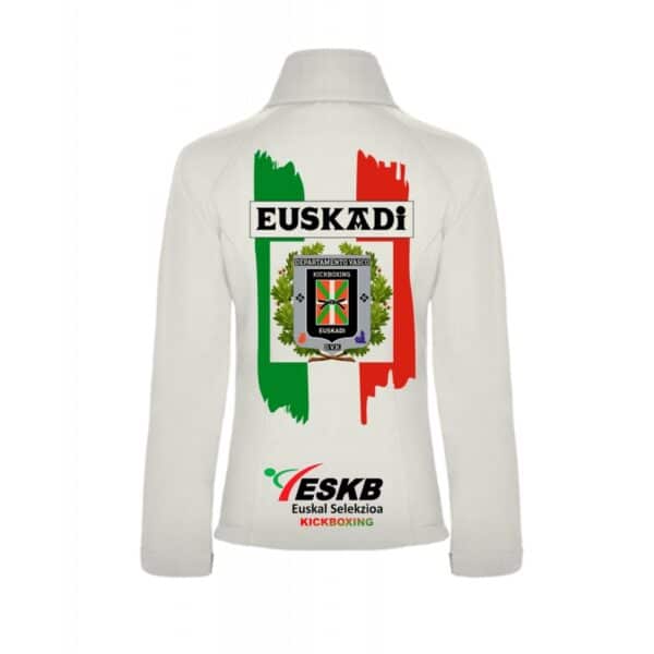 CHAQUETA SOFTSHELL FEDERACIÓN KICKBOXING EUSKADI - Imagen 2