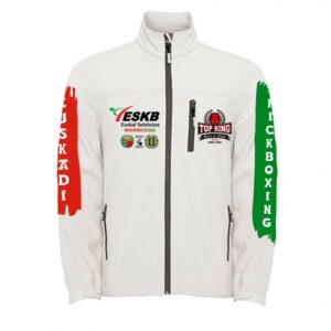 CHAQUETA SOFTSHELL FEDERACIÓN KICKBOXING EUSKADI