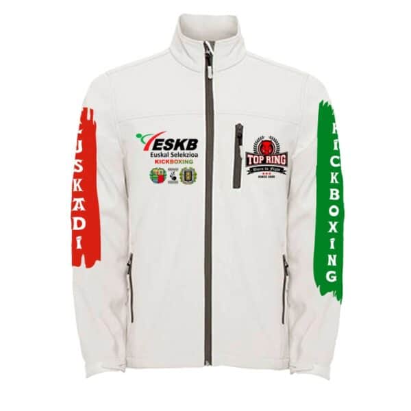 CHAQUETA SOFTSHELL FEDERACIÓN KICKBOXING EUSKADI