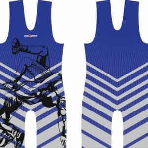 Combat Sport Stripes Morado-Azul/ROJO MALLA LUCHA