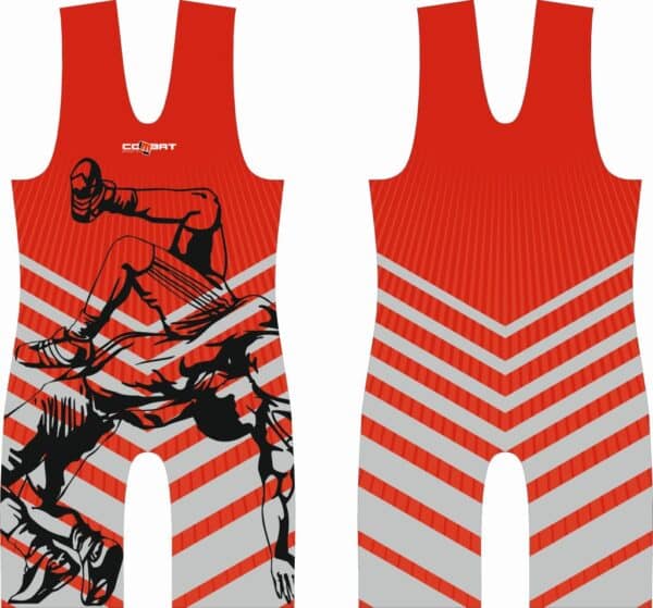 Combat Sport Stripes Morado-Azul/ROJO MALLA LUCHA - Imagen 2