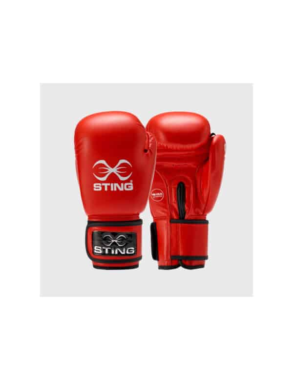 Guante Sting Homologado IBA Rojo BOXEO 10/12 ONZAS
