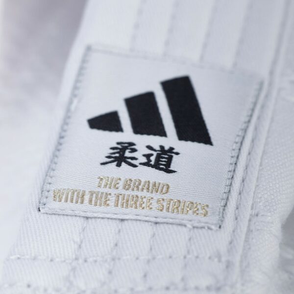 JUDOGI ADIDAS "CONTEST" BLANCO CON BANDAS NEGRAS - Imagen 11