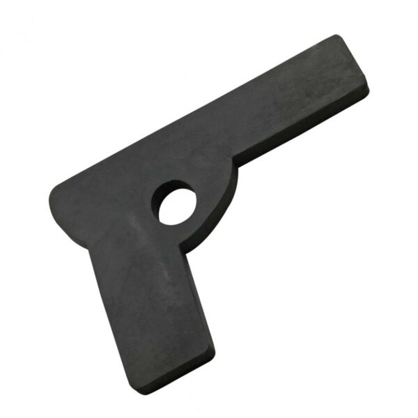 PISTOLA DE GOMA NEGRA ENTRENAMIENTO - Imagen 4