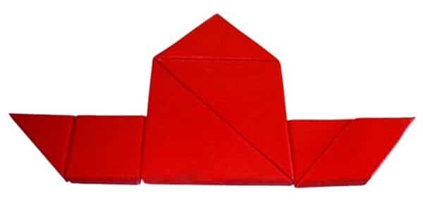 Tangram de espuma 100 x 100 x 10 cm