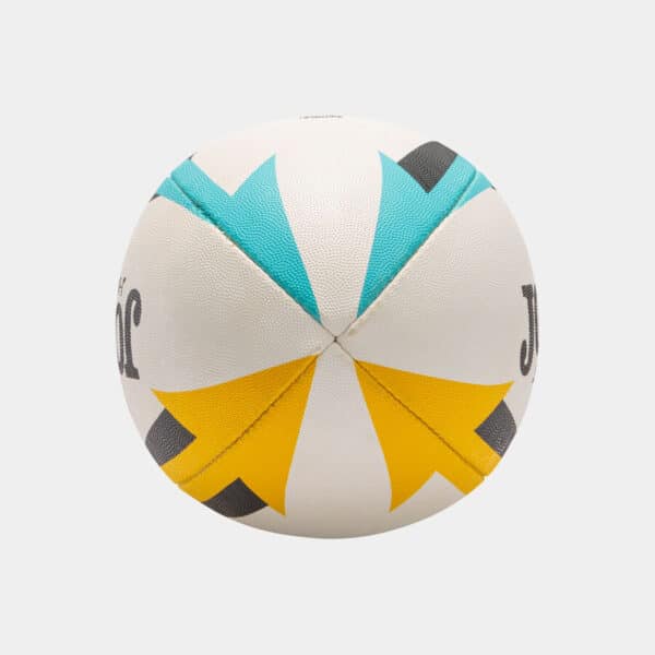 Balón rugby J-Max blanco verde/BLANCO AMARILLO TALLA 4/3 - Imagen 4