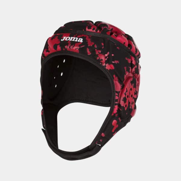 Casco de protección rugby Protect negro rojo/NEGRO ANTRACITA JOMA