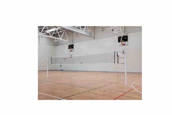 Juego postes voleibol de aluminio de Ø 90 mm en forma de L - Imagen 2