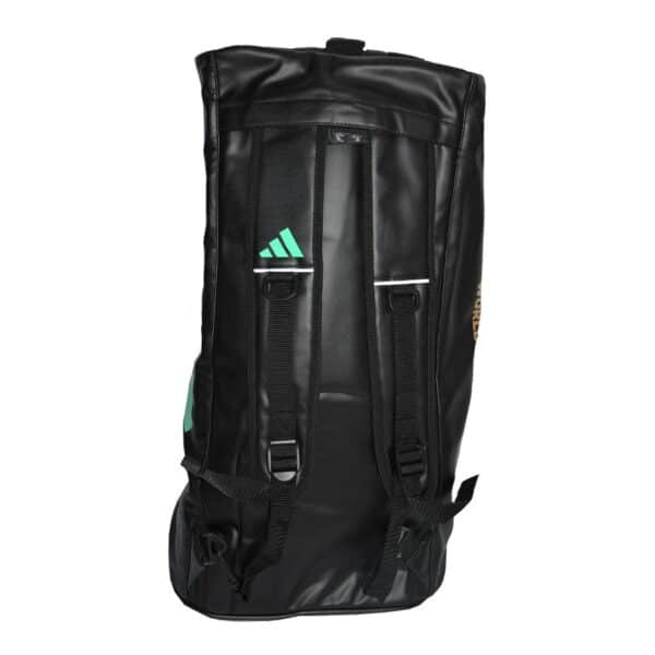 BOLSA ADIDAS CONV.2 EN 1 WBC P.U. NEGRO/VERDE - Imagen 3