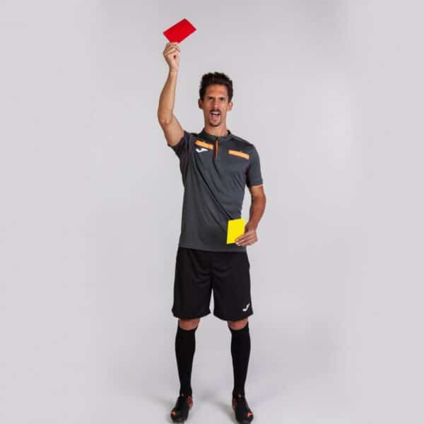 Camiseta manga corta hombre Referee naranja ARBITRO, JUGADOR FUTBOL SALA REFEREE