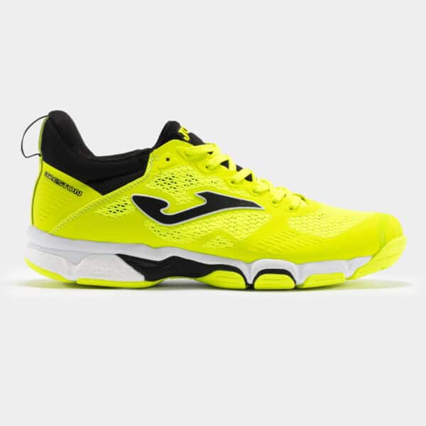 Zapatillas balonmano Breston 24 unisex blanco fucsia/AMARILLO - Imagen 3