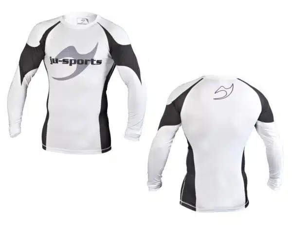 RASHGUARD UNDER GI PRO C13 BLANCO MANGA LARGA JUSPORTS CAMISETA DE COMPRESION