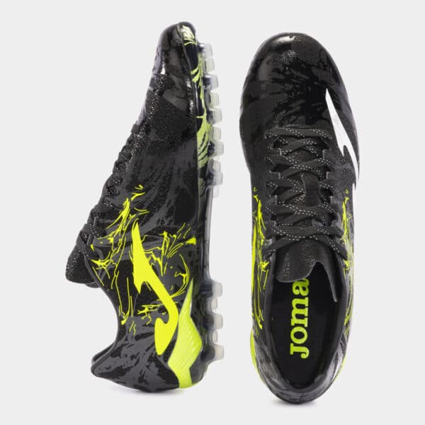 Botas fútbol Supercopa 24 césped artificial AG royal amarillo flúor - Imagen 6