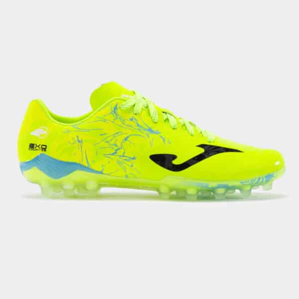 Botas fútbol Supercopa 24 césped artificial AG royal amarillo flúor - Imagen 5