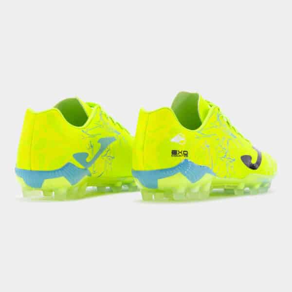 Botas fútbol Supercopa 24 césped artificial AG royal amarillo flúor - Imagen 3
