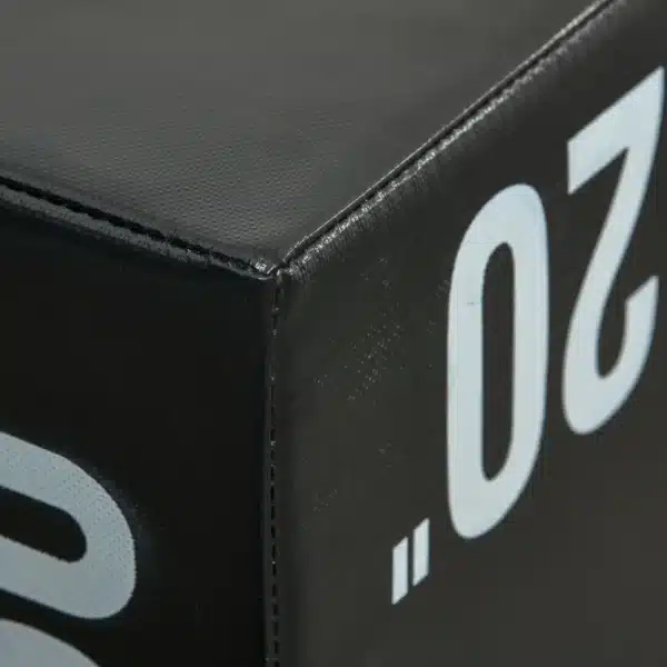 Cajón de Salto 3 en 1 con Cremallera y 3 Alturas Diferentes Carga 120 kg para Casa Oficina Gimnasia 75x51x61 cm Negro - Imagen 3