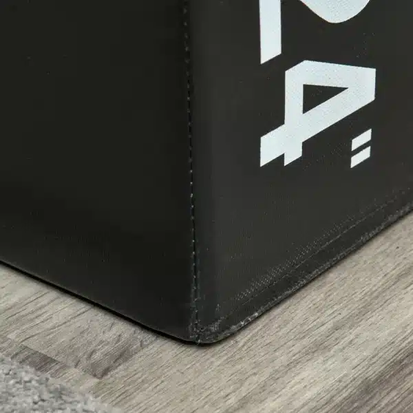 Cajón de Salto 3 en 1 con Cremallera y 3 Alturas Diferentes Carga 120 kg para Casa Oficina Gimnasia 75x51x61 cm Negro - Imagen 4
