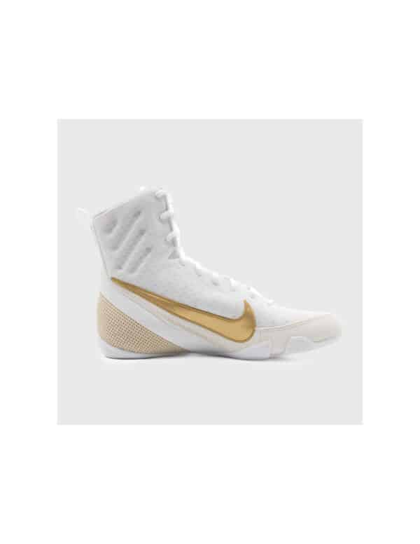 Nike Machomai 3 Blanco/Oro bota boxeo - Imagen 5