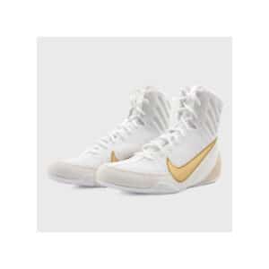 Nike Machomai 3 Blanco/Oro bota boxeo