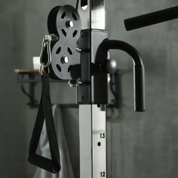 Máquina de Multiestación Musculación Entrenamiento Carga 120 kg 170x139x200 cm Negro - Imagen 5