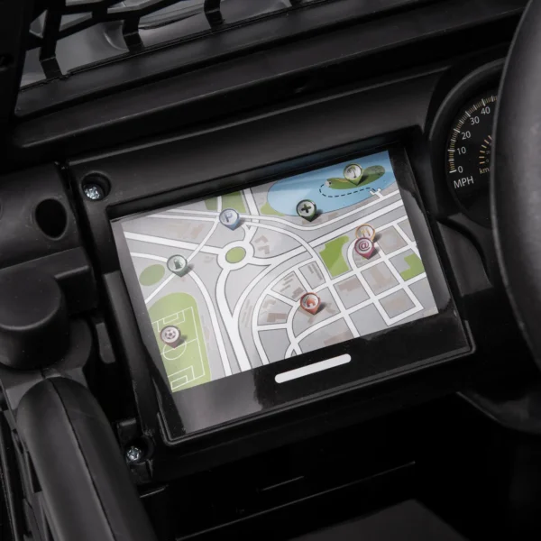 Coche eléctrico 4x4 para niños 12V con control remoto, luces y claxon - 3-6 años - negro - Imagen 4