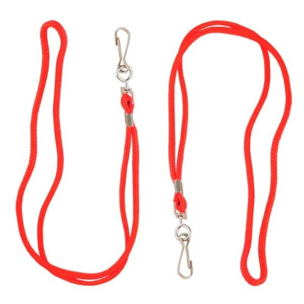 Cordón silbato standard NECK. Pack de 2 - Rojo