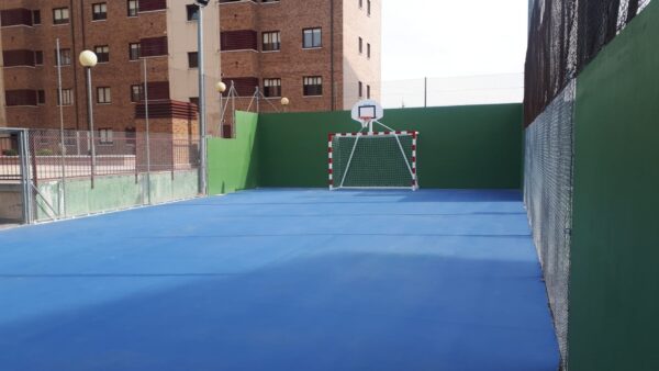 Juego de porterías de balonmano con canasta de baloncesto - Imagen 2