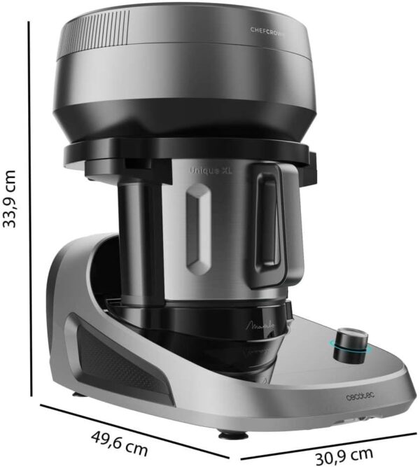 Mambo CooKing Total Gourmet Robot de cocina multifunción con dispensador de alimentos. 2200 W, 45 Funciones, Miles de Recetas Guiadas, Jarra Unique de 4,5L y Jarra Victory de 4,5L, Accesorios - Imagen 12