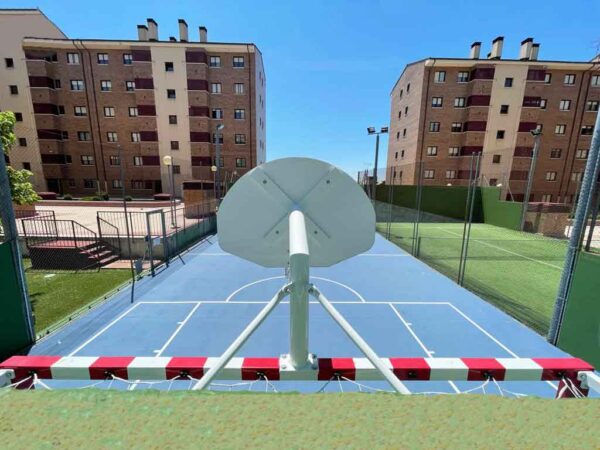 Juego de porterías de balonmano con canasta de baloncesto - Imagen 5