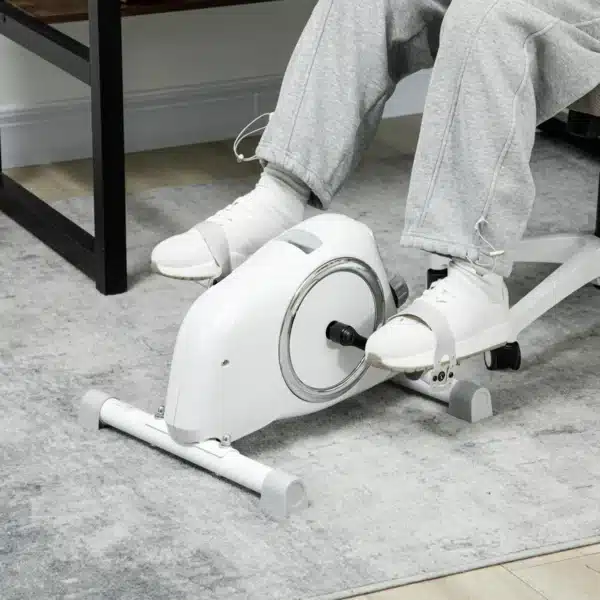 Mini Bicicleta Estática con Resistencia Magnética Pantalla LCD y Pedales Antideslizantes para Ejercitar Brazos y Piernas - Imagen 11